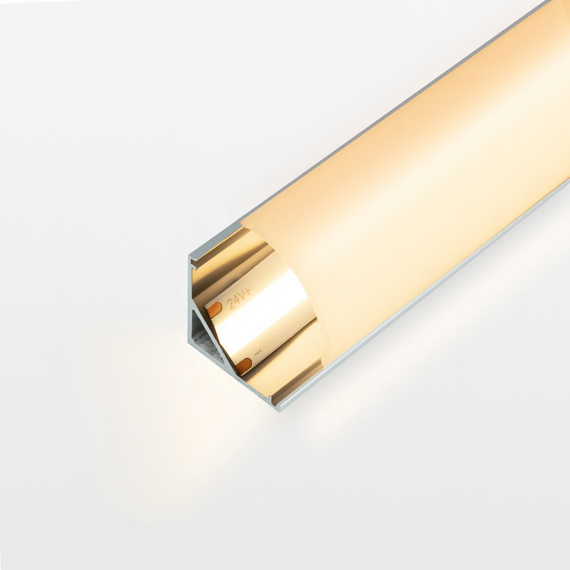 1M SlimPro Corner LED Profile/Extrusion 16mm x 16mm