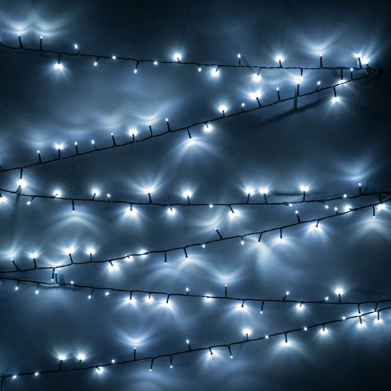 IP44 200 Light Cool White String Lights