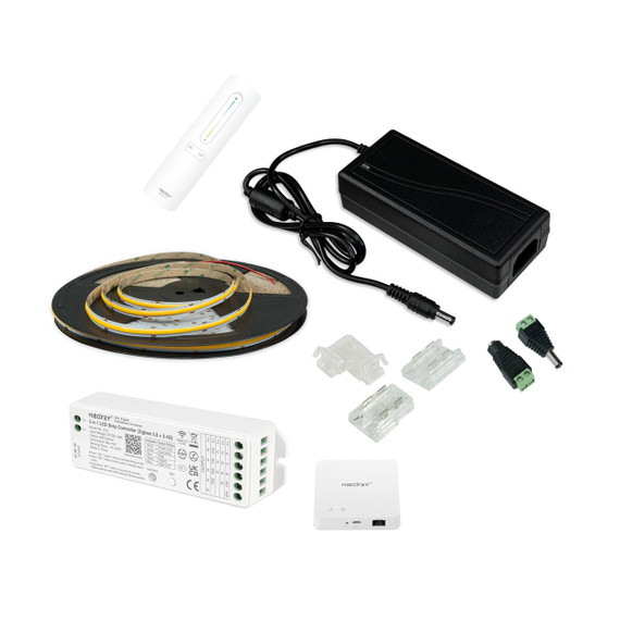 Aon Single Colour 8W Warm White (3000K) Smart COB LED Strip Light Kit