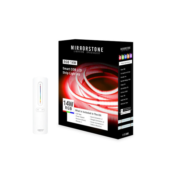 Aon RGB 14W Smart COB LED Strip Light Kit