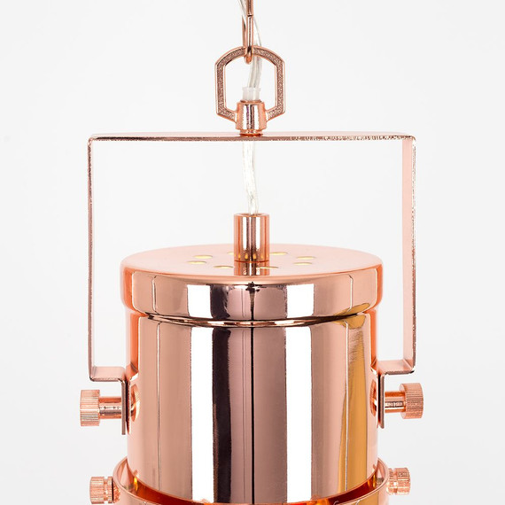 Dorian Pendant Shade Retro Dome in Copper