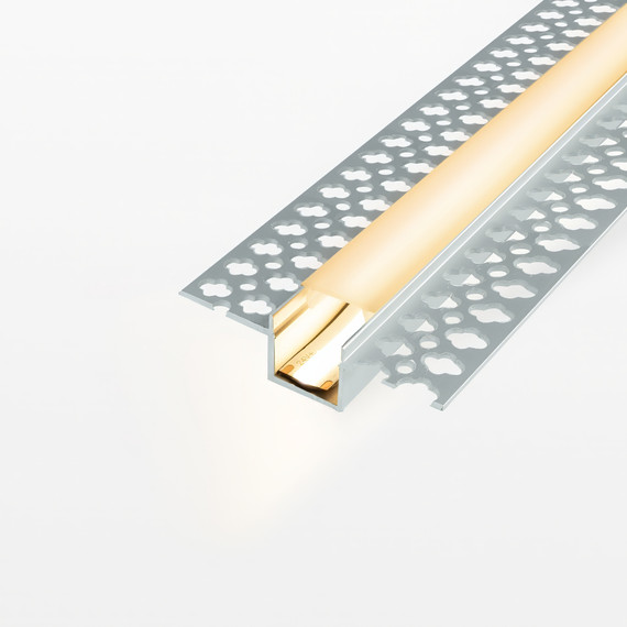 1M SlimPro Plaster-In Profile 55.4mm x 10.8mm