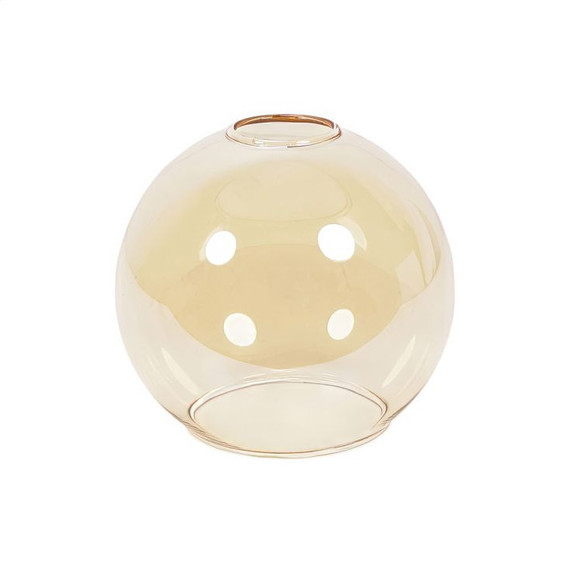 Bellamy Pendant Shade Small Globe in Amber Glass
