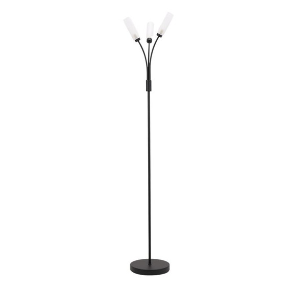 Maya Floor Lamp 3 Way in Matt Black