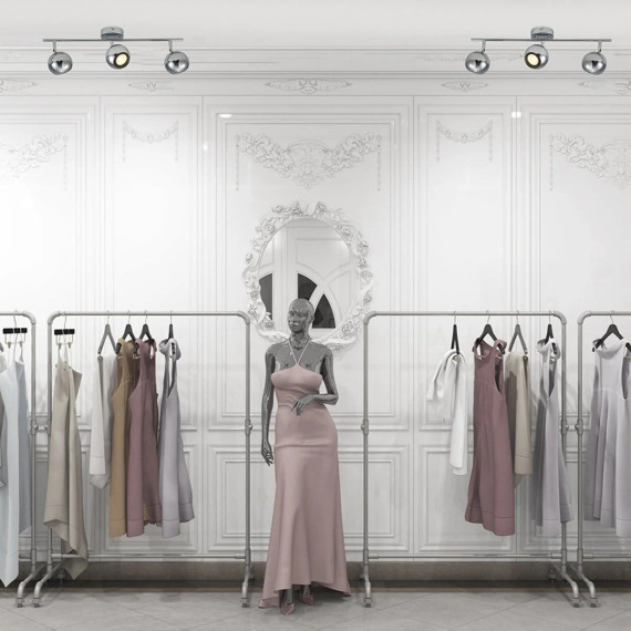 Sphere Rotatable GU10 Spotlight - Chrome