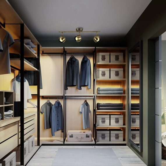 Sphere Antique Brass Rotatable GU10 Spotlight - 1-4 Way