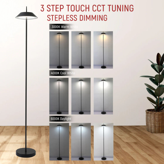 Portable LED Floor Lamp with Dimmable CCT