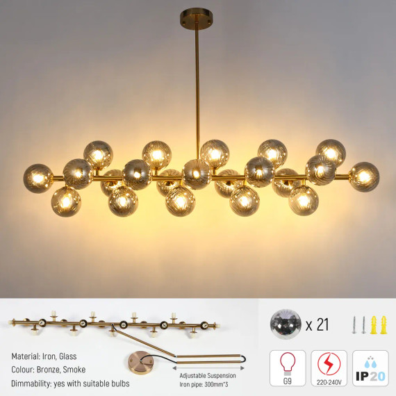Cosmos Sphere Pendant Chandelier