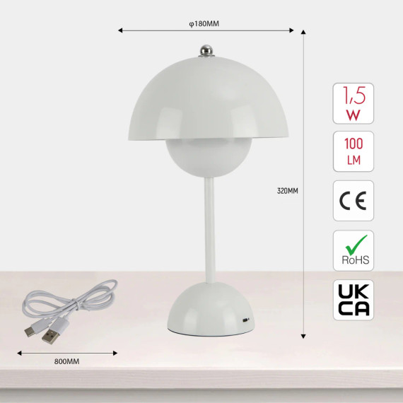 Spherical Harmony LED Table Lamp