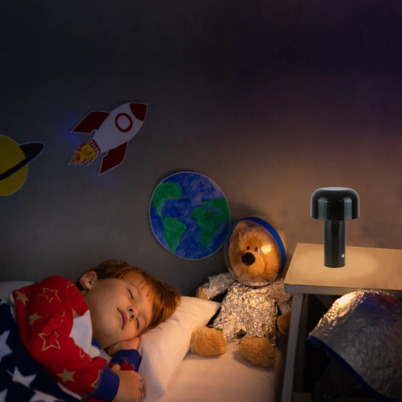 Modern Mushroom Rechargeable LED Bedside Table Lamp