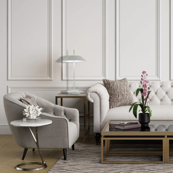 Modern Eclipse Touch Table Lamp