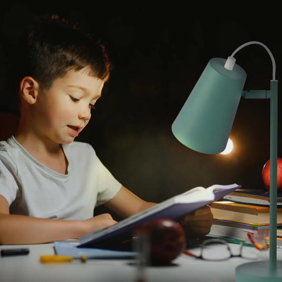 Modern Sleek Cut Cone Desk Lamp