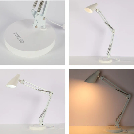 Modern Swing Arm Dimmable LED Desk Lamp