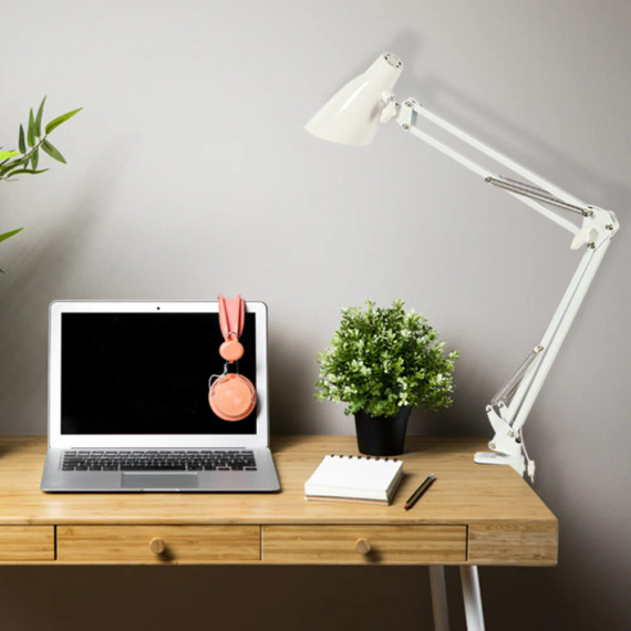 Modern Swing Arm Dimmable LED Desk Lamp