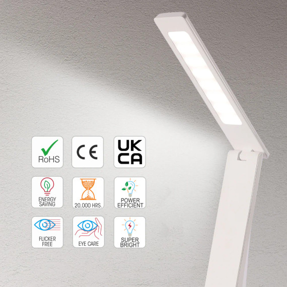 Modern Minimalist Bedside Folding LED Desk Lamp