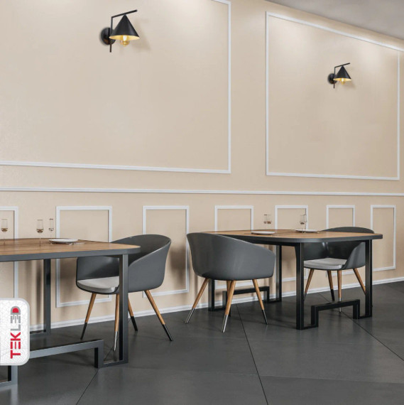 Modern Metal Funnel Wall Light