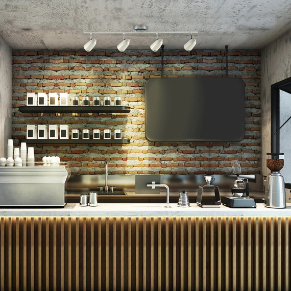 Skurupp White Cone Rotatable GU10 Chrome Ceiling Spotlight