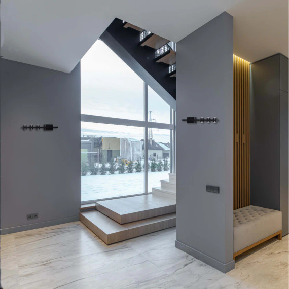 Freja Black Nordic LED Mirror Wall Light