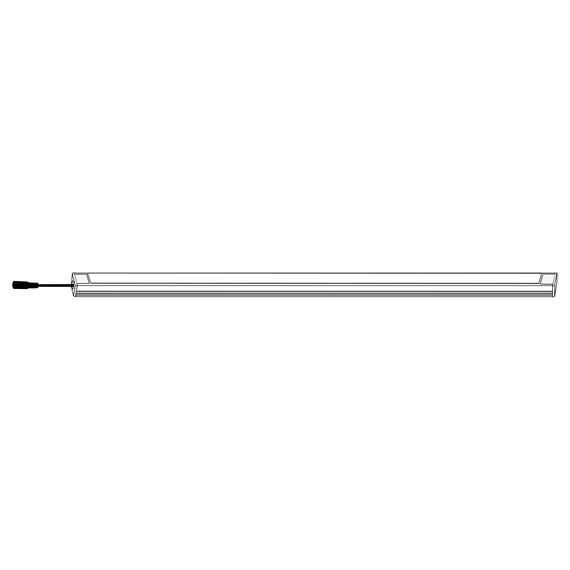 1m Plug & Play 7.2W LED Light Bar For Kitchen Cabinet, Plinth, Workbench With ACDC Power Adapter