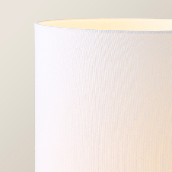 Ceramic Midi Floor Lamp with Cream Shade