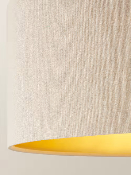 Marble Base Floor Lamp with Wide Shade
