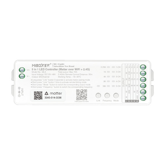 Easilight 5 in 1 LED Strip Controller (Matter Over Wi-Fi + 2.4G)