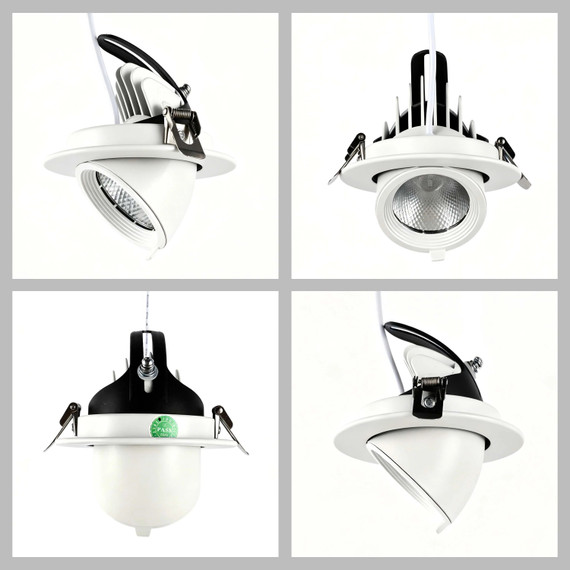 Adjustable LED Scoop Downlight – 10W 3CCT IP65