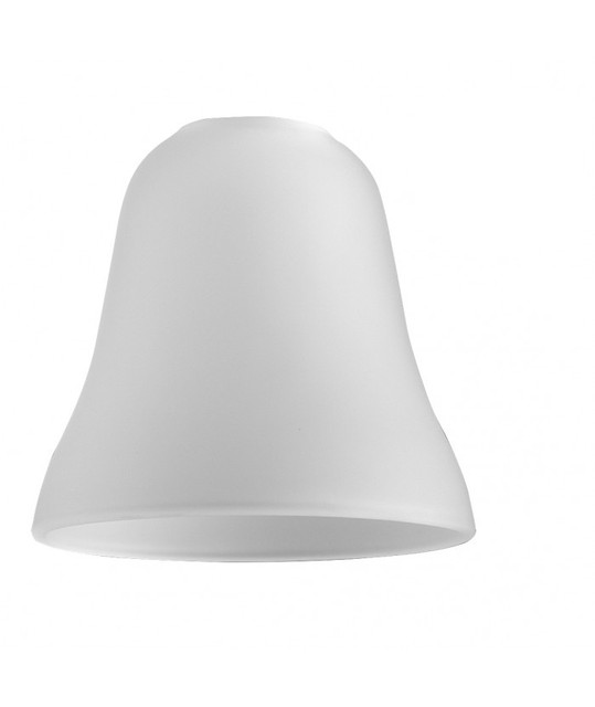 Set Of 3 Olympus Frosted Glass Bell NE Pendant Shades (Shade Only)