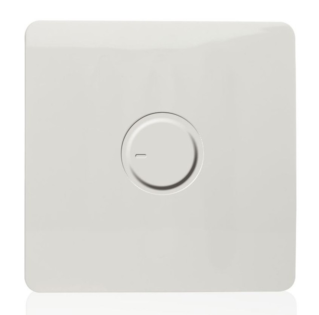 Trendi 1 Gang 1 Way Dimmer Switch White