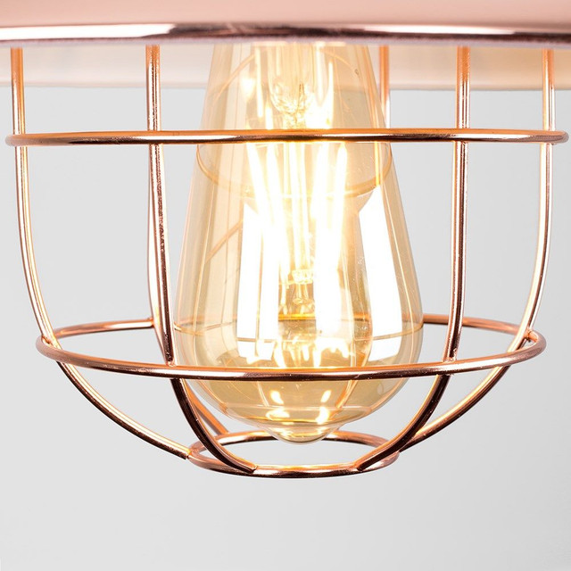 Penglai Copper Wire Basket Fishermans NE Pendant Shade (SKU: MS-CLEAR-21659)