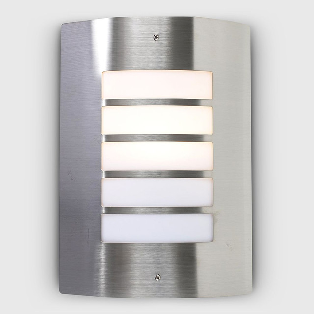 Medlock Stainless Steel Wall Light With No Bulb