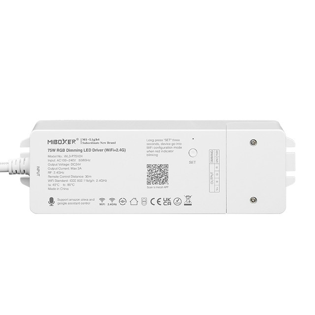 EasiLight 75W RGB Dimming LED Driver 24V (Wi-Fi + 2.4G)