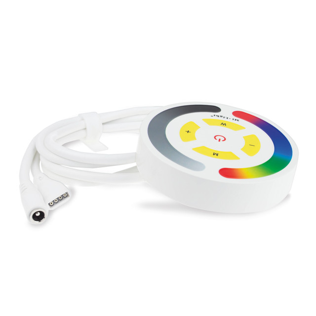 EasiLight RGB Round Touch Wifi LED Strip Controller Compatible with Alexa and RF Remote