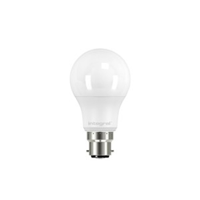 Integral Classic Frosted Bulb 8.6W (75W) 2700K 806lm B22 Non-Dimmable 220 deg Beam Angle