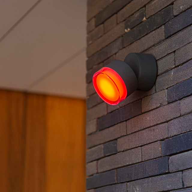 Lutec Dropsi RGB Moveable Outdoor LED Wall Lamp