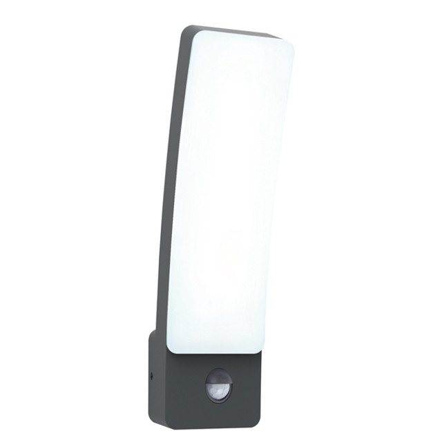 Lutec Kira Outdoor LED Wall Light With PIR Motion Sensor