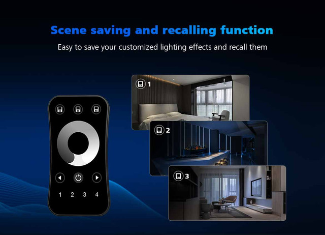 1 Zone RGB/W Pixel Remote Control 2.4GHz RF