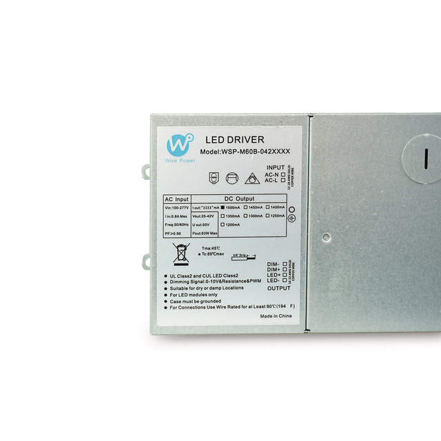 Wise Power 60W 0-10V Dimmable LED Driver