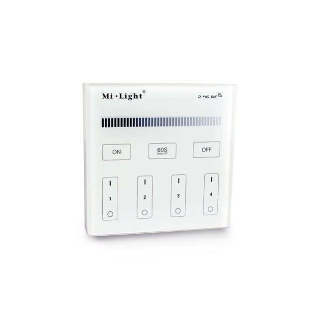 EasiLight 4 Zone Single Colour Smart Panel Remote Controller (SKU: MS-ZONEWPB8)