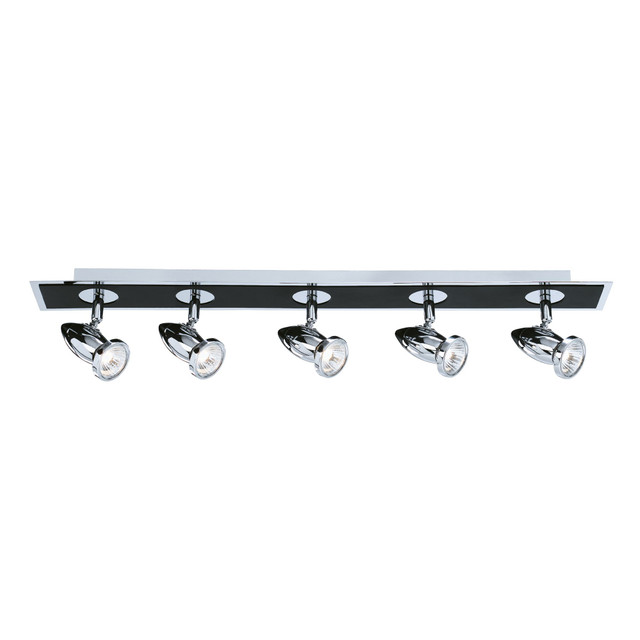 Mirrorstone Matte Black and Chrome 5 Way Bar Comet Spotlight