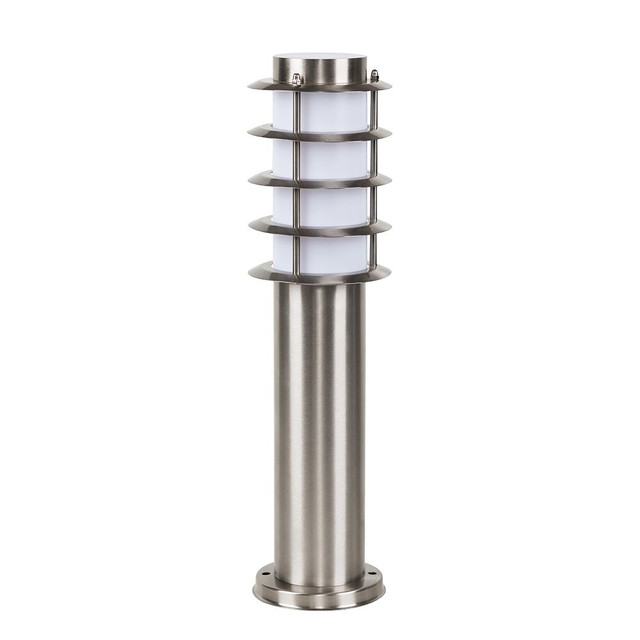 IP44 Stainless Steel Grated Outdoor Bollard