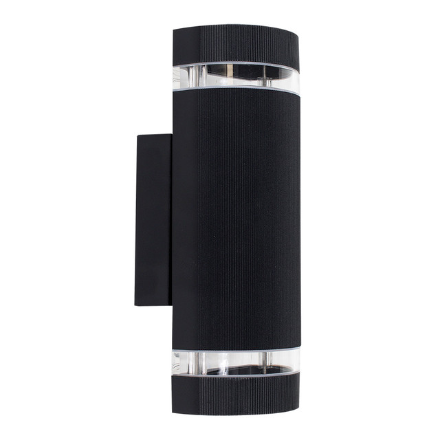 Ryston IP54 Outdoor Black Up Down Wall Light