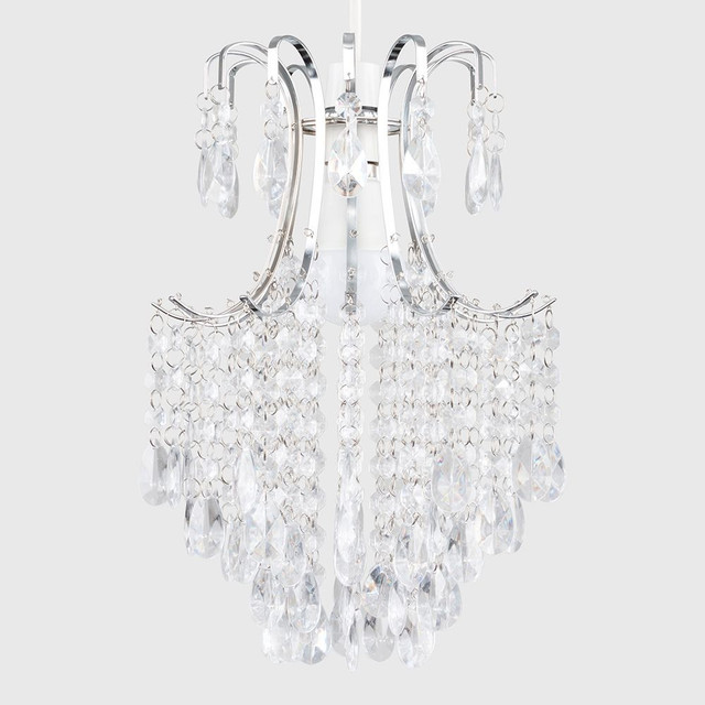 Donah Pendant Shade with Clear Acrylic Droplets