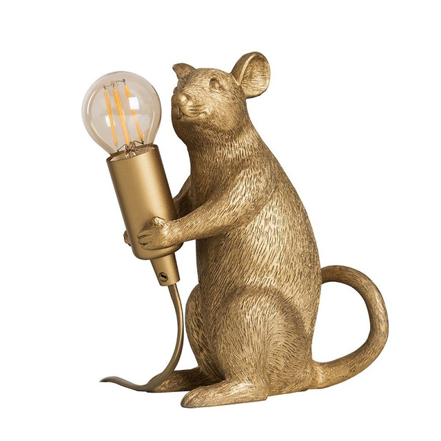 Raymond Rat Gold Table Lamp