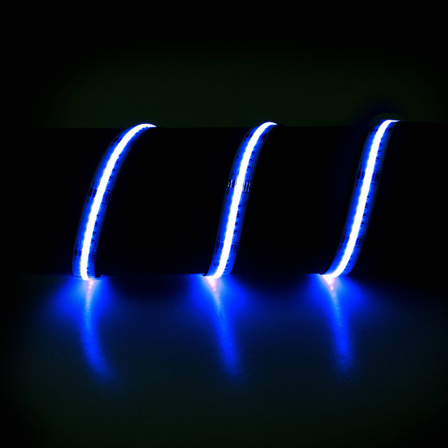 24V Single Colour Blue COB LED Strip Lights (528 SMD, 14W, 1400 Lumens)