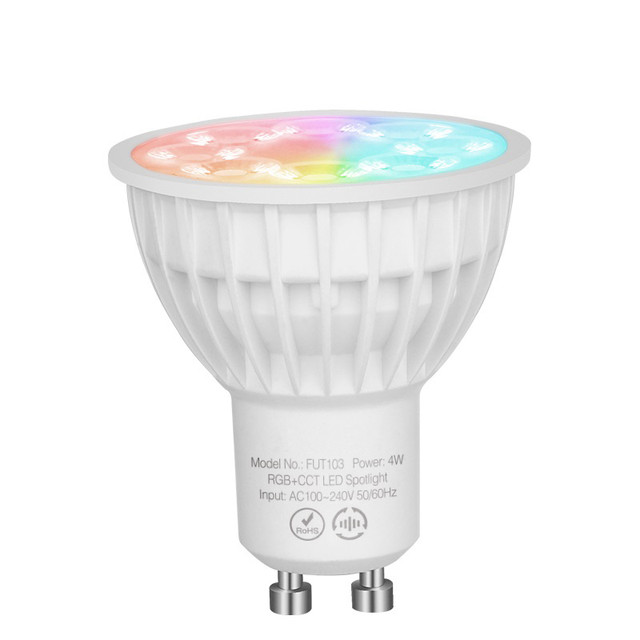 EasiLight GU10 4W-6W Bulb, RGBW + CCT Options