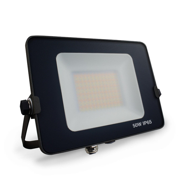 InfinityPlus 10W-150W LED Floodlight, Black/White/Grey Finish, PIR & Dusk/Dawn Sensor Option