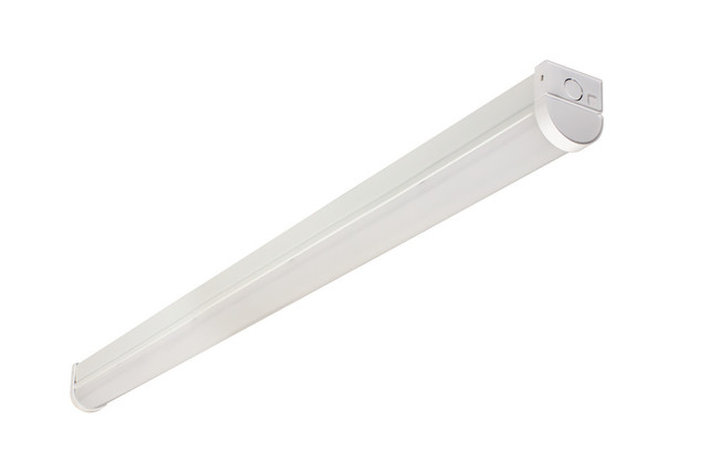 43-65W Motion Sensor Linkable LED Batten 4-6ft 4000K Non-Dimmable