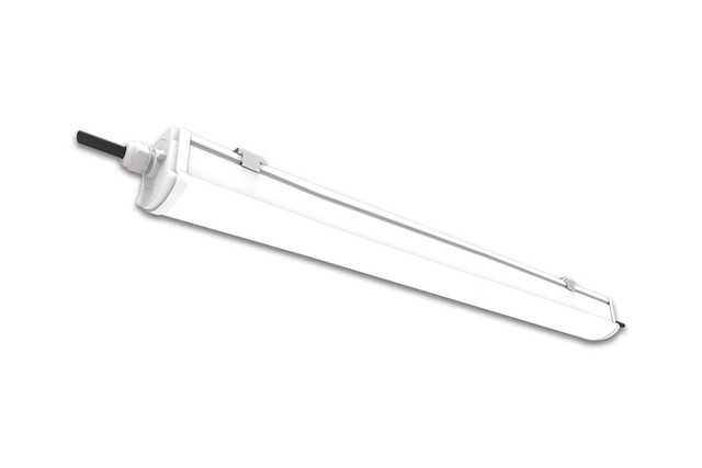 Easy-Fit 38-60W Linkable Microwave Sensor LED Batten Light 4-6ft IP66 4000K Non-Dimmable