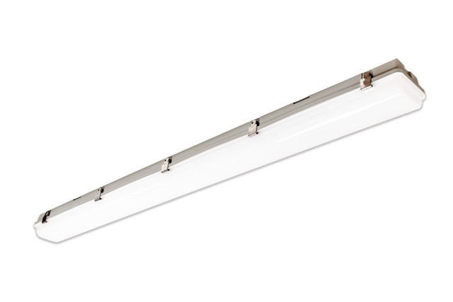 24-75W Emergency LED Batten Light 2-6ft 4000K Non-Dimmable